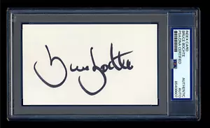 BRUCE BOCHTE SIGNED MINT INDEX CARD PSA/DNA SEATTLE MARINERS 1979 AL ALL STAR - Picture 1 of 1