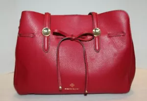 Nanette Lapore Arabelle kirschrot Schleife Schultertasche Handtasche KOSTENLOSER Versand - Bild 1 von 10
