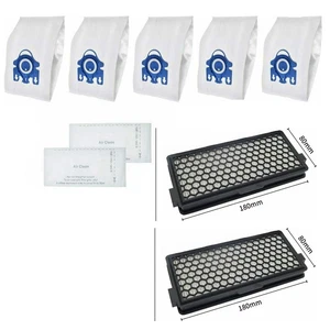 Miele GN Airclean 3D Efficiency Dust Vacuum Bags - 5 Bags & 2 Filters& 2 Filters - Picture 1 of 5