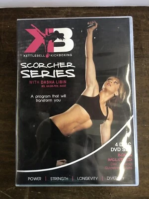  Kettlebell Kickboxing: Scorcher Series 4 disc DVD Dasha Libin Power Strength - Image 1 of 3