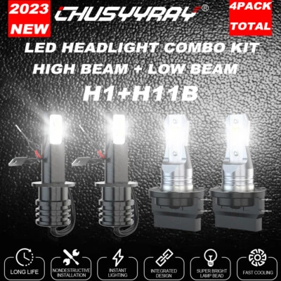 For Kia Rondo 2007-2008 2009 2010 2011 2012 LED Headlight h11 High+H11B Low Beam - Изображение 1 из 4