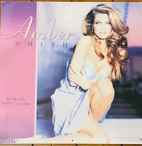 LANDMARK BIKINI AMBER SMITH 1999 12" x 12" CALENDAR NICE! - Picture 1 of 2