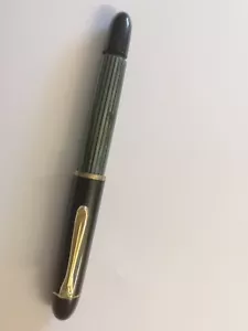 Funktionstüchtiger Pelikan 140 #1 alter Kolbenfüller mit 585 Goldfeder - Bild 1 von 7