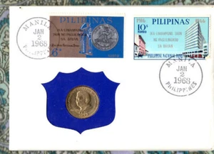 99 Company 1967 primer día emisión Filipinas 25 Sentimos KM-199 - Imagen 1 de 2