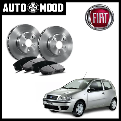KIT DISCHI FRENO  + PASTIGLIE MARELLI FIAT PUNTO 188 II 1.2 44 KW 8v ANTERIORI - Image 1 of 4