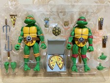 NECA Teenage Mutant Ninja Turtles Raphael and Michelangelo 2-PC Action Figures@@