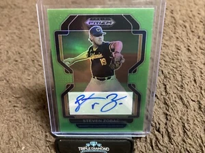 2022 Panini Prizm Draft Picks Lime Green Autograph Steven Zobac #PDP115 (18/23) - Picture 1 of 3