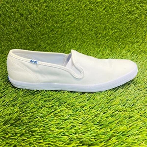 Keds Champion Womens Size 8 White Athletic Walking Slip On Shoes Sneakers - Picture 1 of 10