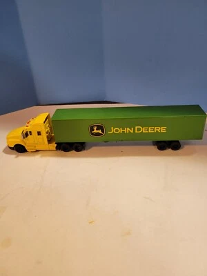 John Deer 1:64 Scale Diecast Truck And Trailer Alpha Gearbox  Collectables - Image 1 of 4