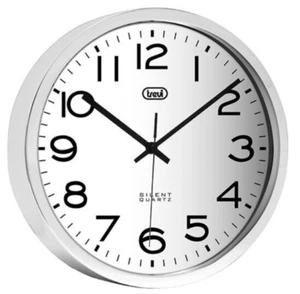 Orologio da Parete Analogico SWEEP Trevi Numeri Grandi Grigio Argento - Foto 1 di 7