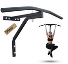 Boxing Wall Mounted Pull-Up Bar with Punch Bag Bracket – Home Gym Fitness Setup