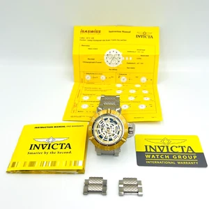 Invicta Men's Subaqua Noma III 50 mm Swiss Made Watch Stainless Steel Bracelet - Picture 1 of 21