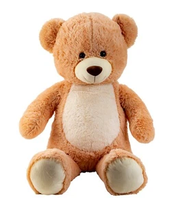 Riesen Teddybär Kuschelbär XXL 100 cm groß Plüschbär Kuscheltier samtig weich - Bild 1 von 1