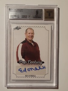 2016 LEAF POP CENTURY AUTO: ED O'NEILL AUTOGRAPH "MODERN FAMILY" AL BUNDY #BAEON