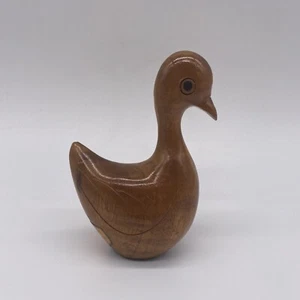 Vintage Waikiki Woods Hand Carved Wooden Duck Figurine - Picture 1 of 7