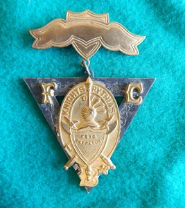 Medalla Fraternal Caballeros de Pitias c.1874 - Imagen 1 de 8