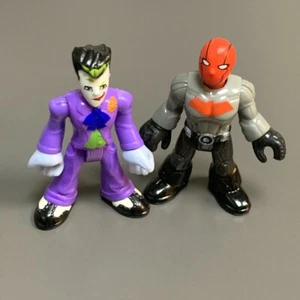2 figuras Imaginext DC Comics Ultimate Villains Caperucita Roja y Joker regalo de Navidad - Imagen 1 de 5