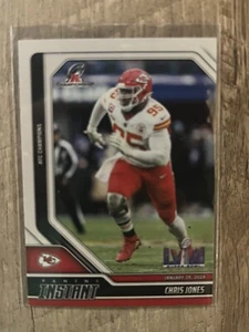 2023 PANINI INSTANT NFL CHIEFS AFC CHAMPIONSHIP SET #178 CHRIS JONES SSP #’d/369 - Picture 1 of 2