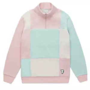 Teddy Fresh size 2XL the polar colorblock quarter zip fleece pullover sweatshirt - Picture 1 of 8