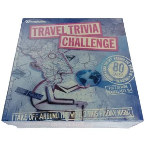 Family Board Game Travel Trivia Challenge Around the world 80 Days Imagination - Picture 1 of 5
