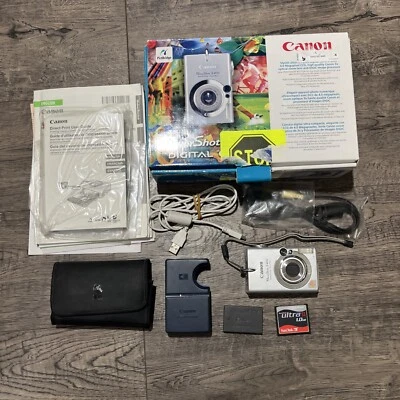 Canon PowerShot ELPH S410 4MP Digital Camera w/3x Zoom Lens - Image 1 of 4