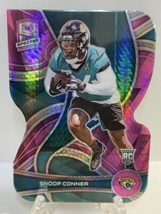 Snoop Conner 2022 Spectra Rookie Neon Pink Die-cut #5/20 Jacksonville Jaguars - Picture 1 of 2