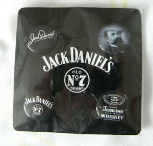 Jack Daniel's 2010 Set of 4 Button badge's Sealed