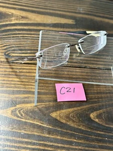 Oakley Evade 22-175 Herren Poliert Braun/Schwarz Randlos Brille Brillengestell 133 - Bild 1 von 5