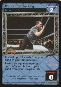 WWE: Roll Out of the Ring (SS1) [Played] card type Actions Raw Deal Wrestling WW - Picture 1 of 1