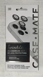 Case-Mate Apple iPhone 15 Pro/15 Pro Max Aluminum Ring HD Camera Lens Protector - Picture 1 of 1