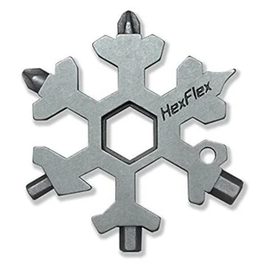 HexFlex Multi-tool Standard/Metric Snowflake, Stainless Steel - Picture 1 of 6