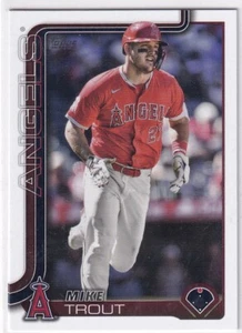 2025 Topps MLB Baseball Series 1 No. 200 Mike Trout Angels - Bild 1 von 2