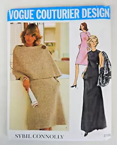 Vogue Couturier Design Sybil Connolly Muster #2739 - Größe 12 - UNGESCHNITTEN - Bild 1 von 2