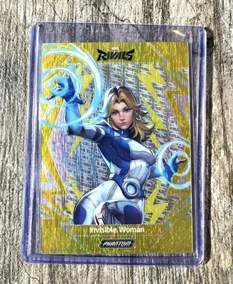 SER /259 HOLO 2025 MARVEL RIVALS KAKAWOW PHANTOM INVISIBLE WOMAN GOLD REFRACTOR - Image 1 of 2