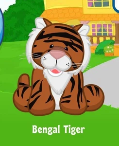 Webkinz Classic Bengal Tiger Adoption Code Only MESSAGED - Picture 1 of 1