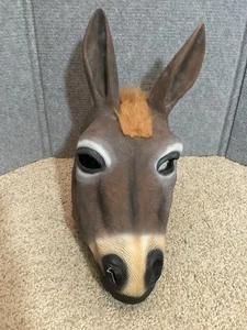 Halloween Latex Mask - Donkey Mask - Costume - Picture 1 of 12