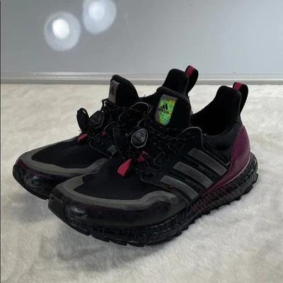 Adidas Ultraboost Unisex talla 4y negro y rosa Foto 1 de 4