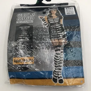 Disfraz de prisionero culpable como acusado, para mujer talla mediana (6-8) sexy prisionero - Imagen 1 de 14