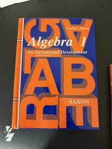 Saxon Algebra 1 (3rd Edition) TEACHERS Edition (cover Wear) - Picture 1 of 1