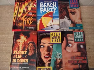 GenX Lot Stine Joan Lowery Nixon Caroline Cooney 6 Horror YA Fiction 1990s - Picture 1 of 2