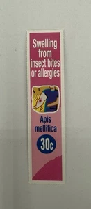 Boiron Homeopathic Allergies Insect Bite Swelling Apis Mellifica 30C 80 Pellet - Picture 1 of 4