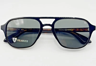 Gafas de sol American Optical RACER negras tortuga aviador polarizadas lentes grises NUEVAS Foto 1 de 4