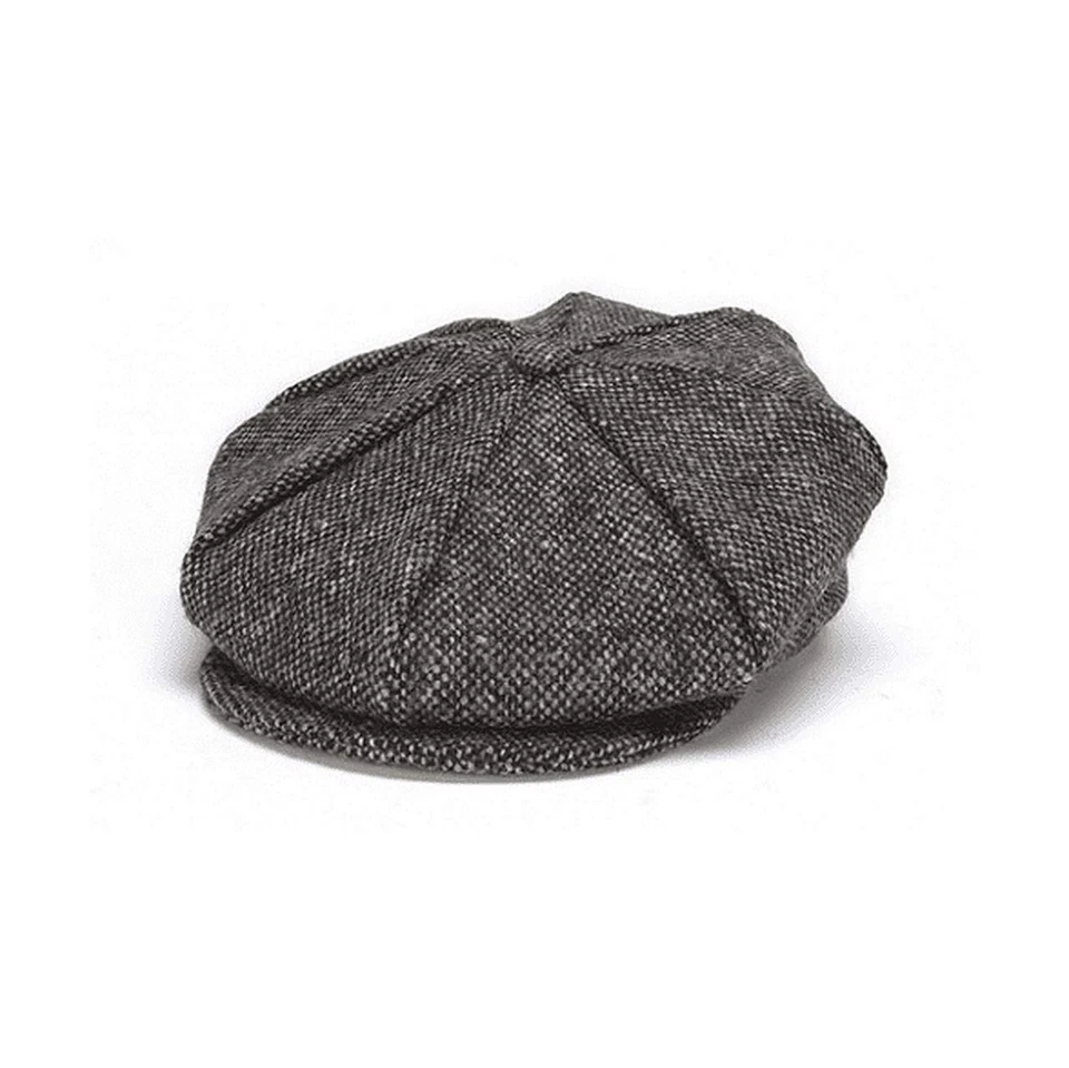 Gorra Hanna Hats tradicional irlandesa de tweed de ocho piezas. Gorra de Newsboy Unisex. Butto... Foto 1 de 1