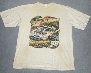 Vintage Y2K Dale Jarrett Chase Authentics UPS NASCAR Full Print Shirt Mens XL - Picture 1 of 15