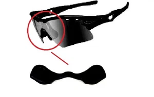 1Pc Nose Pad Piece for-Oakley Radar Path/ Radar EV Path/Radarlock Sunglass Black - Picture 1 of 5