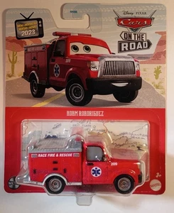Disney Pixar Adam Rodriguez Cars on the Road in Single Pack Race Fire & Rescue - Picture 1 of 4