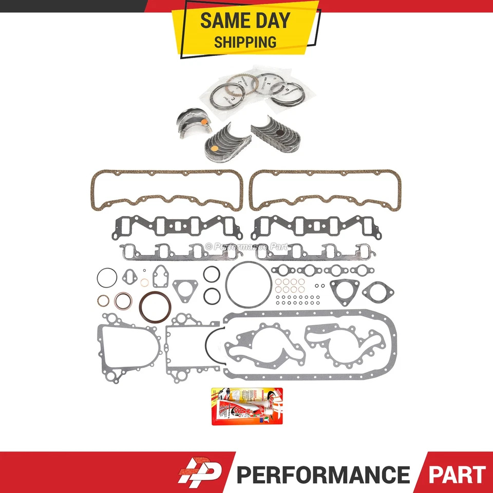 Juego completo de juntas cojinetes anillos aptos 92-02 GMC Chevrolet 6,5 L OHV diésel Foto 1 de 4