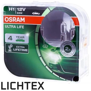 H1 OSRAM UltraLife - 3 veces más larga vida útil - faros lámpara DUO-Box NEW - Imagen 1 de 1