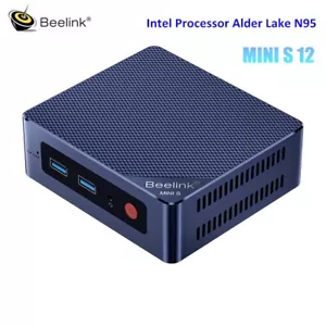 Beelink Mini S12 Intel N95 Processor 12th Office Mini PC Wifi5 BT4.2 4K Desktop - Photo 1/22