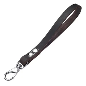 Leash King Genuine Leather Dog Leash 6 ft x 3/4 inch - for Large & Medium Breeds - Picture 1 of 11